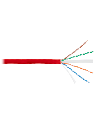 U/UTP 4pair, Cat6, Solid, In, нг(А)-HF (NMC 4140C-RD). Кабель «витая пара» (LAN) для структурированных систем связи. NIKOMAX в Бердске