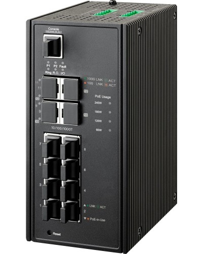 NIS-3500-3412PGE (64PY0804). Коммутатор управляемый с PoE. NSGate в Бердске