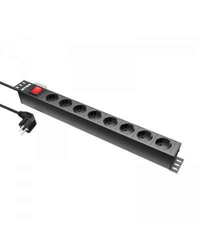NTSS-PDU-DA2034 гор.размещ. 8xSchuko базовые 16A Schuko 1.8м. Блок розеток 19. NTSS в Бердске