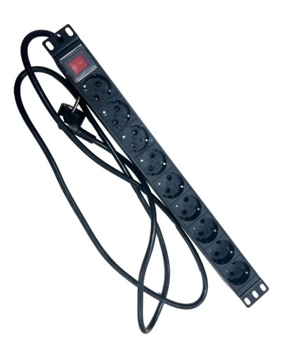 NTSS-PDU-DA2036 гор.размещ. 9xSchuko базовые 16A Schuko 2м. Блок розеток 19. NTSS в Бердске