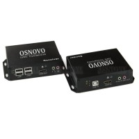 TLN-HiKMA/1+RLN-HiKMA/1. Удлинитель HDMI, USB, RS232, ИК-сигнала. OSNOVO