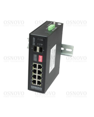 SW-80802/I(Port 90W, 300W). Коммутатор с PoE. OSNOVO в Бердске