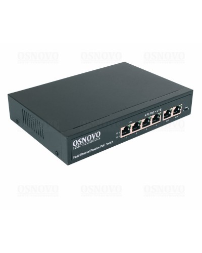 SW-20600/A(80W). Коммутатор Fast Ethernet на 6 портов. OSNOVO в Бердске