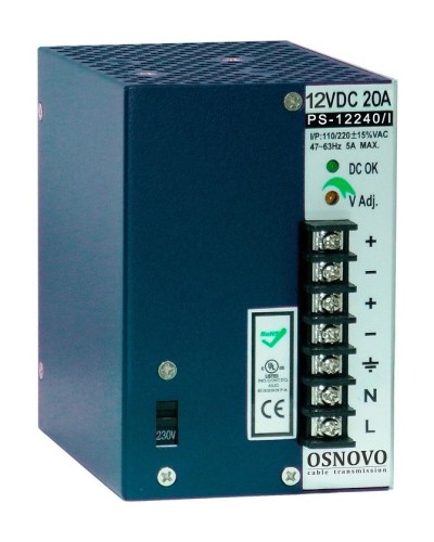 PS-12240/I. Блок питания промышленный. OSNOVO в Бердске