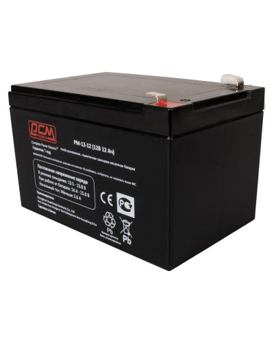 PM-12-12. Аккумулятор герметичный свинцово-кислотный. POWERCOM в Бердске