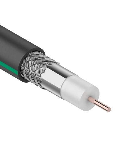 SAT 703 B, Cu/Al/Al, 75%, 75 Ом, 100 м, черный OUTDOOR. PROconnect. (01-2436-1). Кабель коаксиальный радиочастотный. PROCONNECT в Бердске