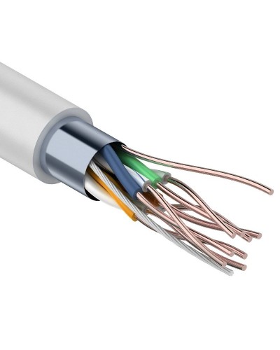 F/UTP Light, CAT 5, PVC, 4PR, 26AWG, INDOOR, SOLID, серый, 305м, PROconnect (01-0148). Кабель «витая пара» (LAN) для структурированных систем связи. PROCONNECT в Бердске