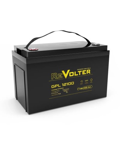 Revolter GPL 12100. Аккумулятор автомобильный герметичный свинцово-кислотный. Revolter в Бердске
