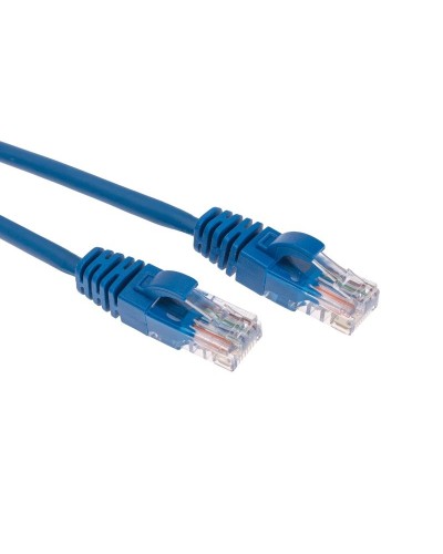 Патч-корд U/UTP, CAT 5e, RJ45-RJ45, 26AWG, LSZH, синий, 0,5м  REXANT (02-0104-05). Патч-корд UTP. Rexant в Бердске