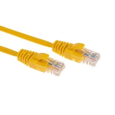 Патч-корд U/UTP, CAT 5e, RJ45-RJ45, 26AWG, LSZH, желтый, 1,5м REXANT (02-0105-105). Патч-корд UTP. Rexant