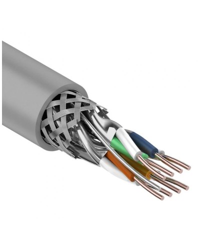 S/FTP, CAT 7, PVC, 4PR, 23AWG, INDOOR, SOLID, серый, 305 м, REXANT (01-0542). Кабель «витая пара» (LAN) для структурированных систем связи. Rexant в Бердске