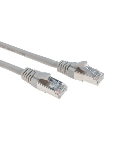 Патч-корд S/FTP CAT 6A (10G), RJ45-RJ45, 28AWG, LSZH, серый, 0.5м REXANT (02-0390-05). Патч-корд медный. Rexant в Бердске