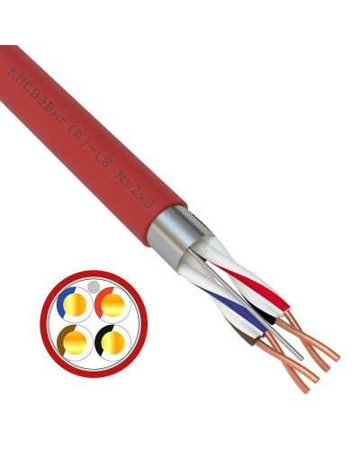 КПСВЭВнг(А)-LS 2х2х0,75 (01-4866-1)(REXANT). Кабель для систем пожарной и охранной сигнализации. Rexant в Бердске
