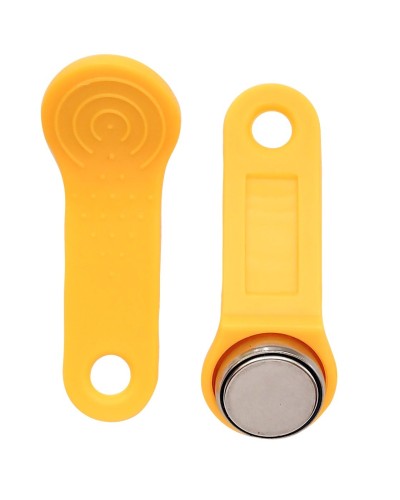 RW 1990 SLINEX (желтый). Ключ электронный Touch Memory с держателем. SLINEX в Бердске