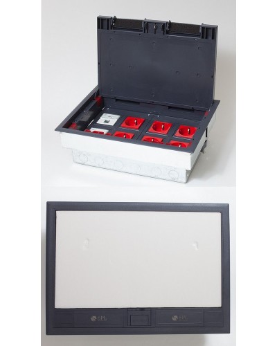 Люк на 8 постов (45х45), металл/пластик, с металлической коробкой, IP40 (300009). Люк. SPL в Бердске
