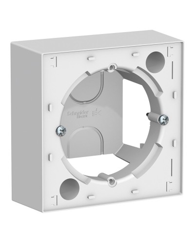AtlasDesign коробка для наружного монтажа, белая (ATN000100). Коробка для наружного монтажа. Systeme Electric в Бердске
