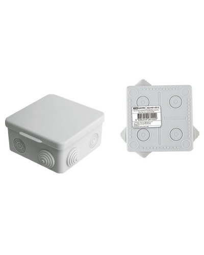Коробка ОП 80х80х50мм, крышка, IP54, 7вх. (SQ1401-0512). Распаячная коробка. TDM ЕLECTRIC в Бердске