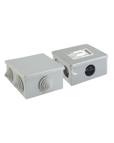 Распаячная коробка ОП 80х80х40мм, крышка, IP44, 6 вх. TDM (SQ1401-1235). Распаячная коробка ОП. TDM ЕLECTRIC в Бердске