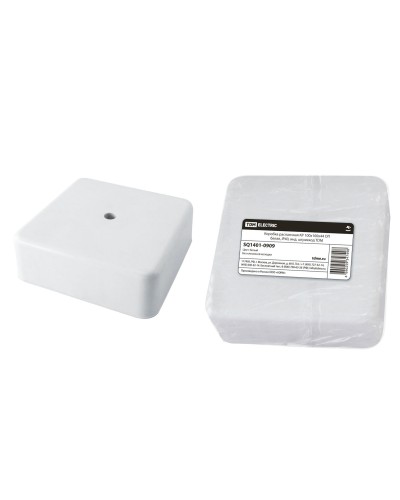 Коробка КР 100х100х44 ОП белая, IP40 (SQ1401-0909). Распаячная коробка. TDM ЕLECTRIC в Бердске