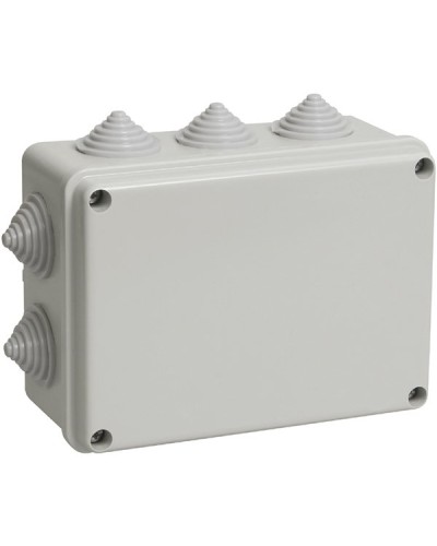 Коробка ОП 150х110х70мм, крышка, IP44, 10 гермовводов (SQ1401-1241). Распаячная коробка. TDM ЕLECTRIC в Бердске