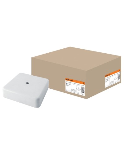 Коробка КР 100х100х29 ОП белая, IP40 (SQ1401-0207). Распаячная коробка. TDM ЕLECTRIC в Бердске