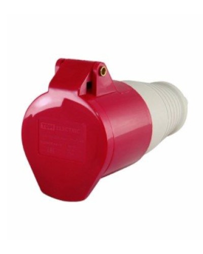 Розетка 215 переносная 3Р+РЕ+N 16А 380В IP44 (SQ0603-0012). Розетка. TDM ЕLECTRIC в Бердске
