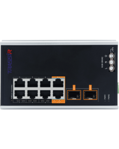 TR-NS15102S-130-8POE. Коммутатор с PoE. Trassir в Бердске