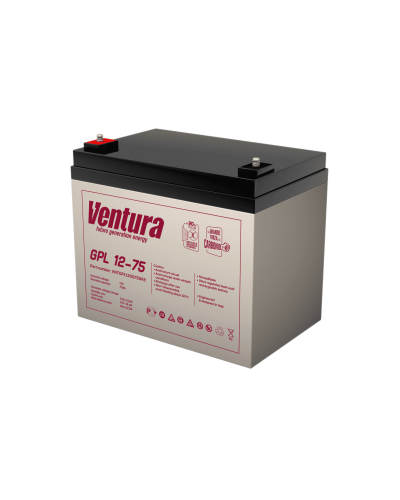 Ventura GPL 12-75. Аккумулятор герметичный свинцово-кислотный. Ventura в Бердске