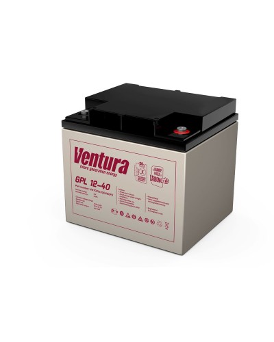 Ventura GPL 12-40. Аккумулятор герметичный свинцово-кислотный. Ventura в Бердске