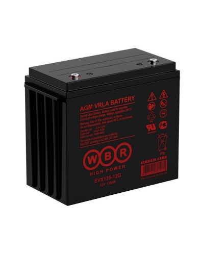 WBR EVX135-12G. Аккумулятор герметичный свинцово-кислотный. WBR в Бердске