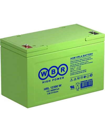 WBR HRL12390W. Аккумулятор герметичный свинцово-кислотный. WBR в Бердске
