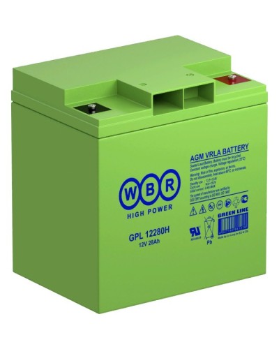 WBR GPL12280H. Аккумулятор герметичный свинцово-кислотный. WBR в Бердске