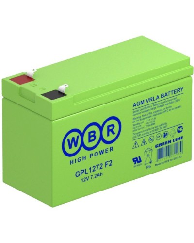 WBR GPL1272 F2. Аккумулятор герметичный свинцово-кислотный. WBR в Бердске