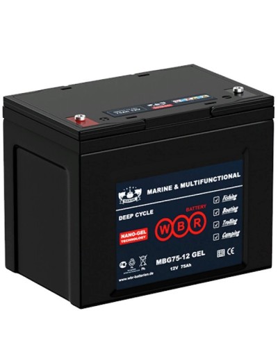 WBR MBG75-12. Аккумулятор герметичный свинцово-кислотный. WBR в Бердске