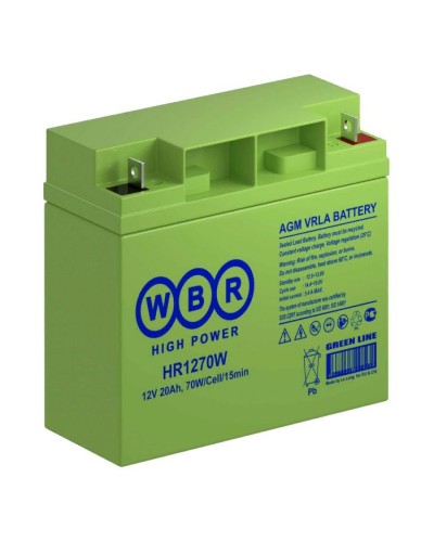 WBR HR1270W. Аккумулятор герметичный свинцово-кислотный. WBR в Бердске