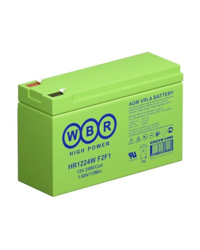 WBR HR1224W F2F1. Аккумулятор герметичный свинцово-кислотный. WBR в Бердске