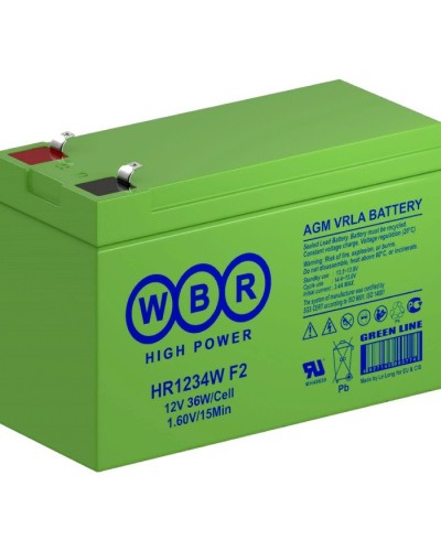 WBR HR1234W F2. Аккумулятор герметичный свинцово-кислотный. WBR в Бердске