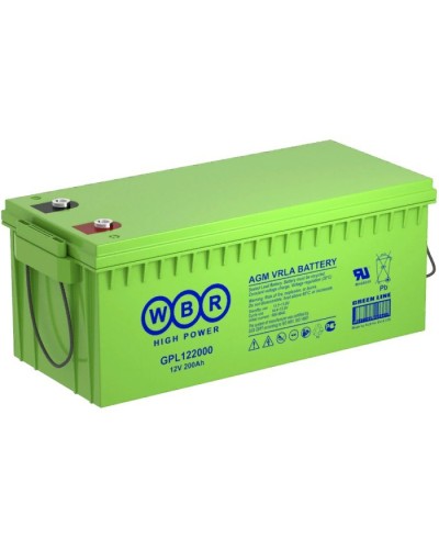 WBR GPL122000. Аккумулятор герметичный свинцово-кислотный. WBR в Бердске