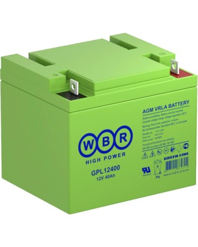 WBR GPL12400. Аккумулятор герметичный свинцово-кислотный. WBR в Бердске