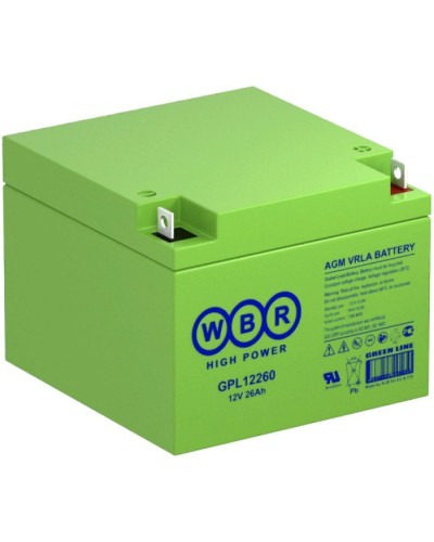 WBR GPL12260. Аккумулятор герметичный свинцово-кислотный. WBR в Бердске