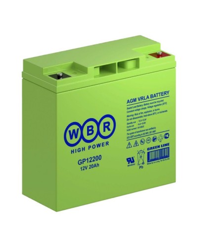 WBR GP12200. Аккумулятор герметичный свинцово-кислотный. WBR в Бердске