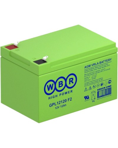 WBR GPL12120 F2. Аккумулятор герметичный свинцово-кислотный. WBR в Бердске