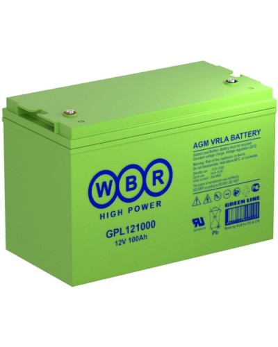 WBR GPL121000A. Аккумулятор герметичный свинцово-кислотный. WBR в Бердске