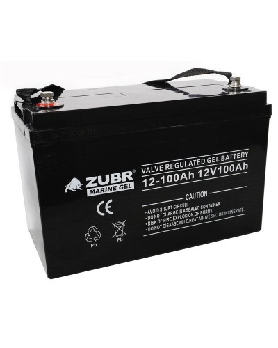 ZUBR MARINE GEL NPG 12-100 (12V, 100Ah). Аккумулятор герметичный свинцово-кислотный. ZUBR в Бердске