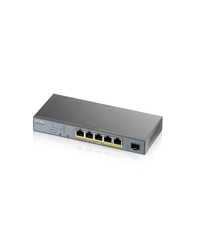 GS1350-6HP-EU0101F. L2 коммутатор PoE+ для IP-видеокамер. ZYXEL в Бердске