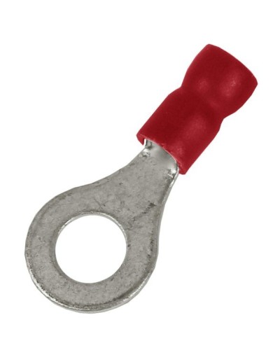 Наконечник НКИ 0,25-1,5 М10 (D10,5мм) с отверстием под винт (100 шт) (2A10P-EE-PVC). Наконечник с отверстием под винт и изолированным фланцем ПВХ. ДКС в Бердске