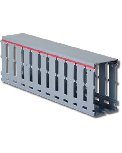 Короб перфорированный 80x40 RL12 (00163RL) серый: Короб перфорированный с крышкой в Бердске