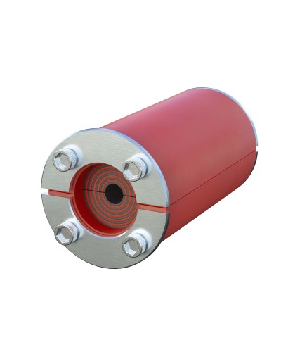 Проходка круглая, нержавеющая, D31х40 мм для кабелей D4-17 мм (DXF3112): Проходка круглая, нержавеющая в Бердске