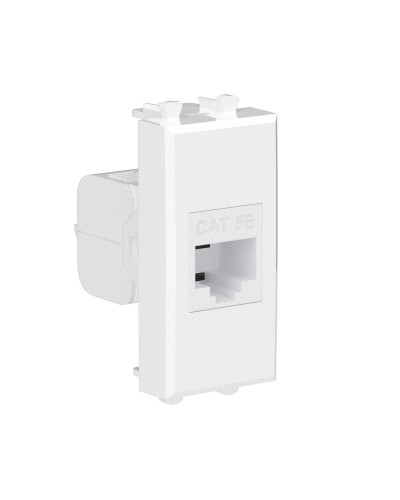 Розетка RJ-45 Avanti 1 модуль белое облако (4400661): Розетка компьютерная, без шторки модульная, кат.5е в Бердске