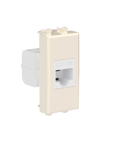 Розетка RJ-45, кат.5E, Avanti, 1 модуль, ванильная дымка (4405661): Розетка компьютерная модульная в Бердске